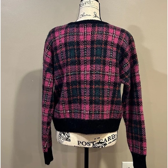 Lauren Ralph Lauren Plaid Wool Blend Crew Neck Sweater - Picture 7 of 9